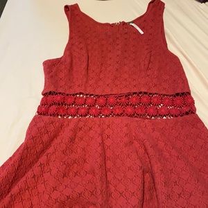 Pink free people dress